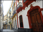 One of Seville's several narrow streets