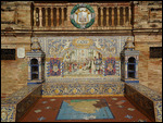 Plaza de España tile representing a state
