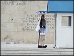 Evzone guarding Tomb of the Unknown Soldier