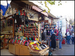 Colorful leather footwear