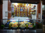 Colorful olives - pickled and spiced