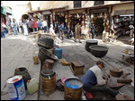 Metal workers at Place Seffarine