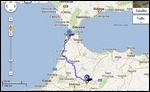 Route Map - Tangier to Fes