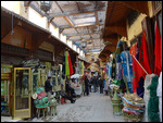 Typical Fes souk steet