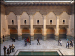 Medresa Ben Yusef - central courtyard