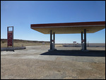 Petrol station in the desert