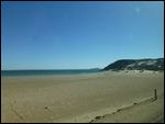 The bay separating Dakhla from the mainland
