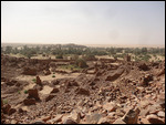 Crumbling ruins of the ancient town