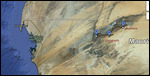 Route Map - Atar-Ouadane-Chinguetti