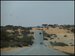 Road from Nouakchott to the border at Rosso