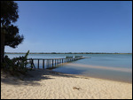 Boat jetty at Langue de Barberie
