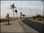 Dakar promenade by the ocean