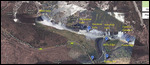 Satellite view of Victoria Falls