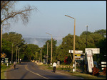 Spume from the Falls visible from city street