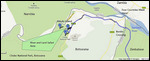 Map of Chobe National Park Game Viewing area