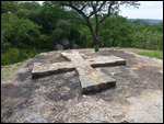 Stone Dominican Cross, placed by early missionary 