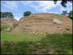 Stone wall at the 16th century Khami Ruins