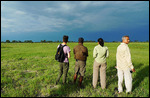 Walking safari in Okavango