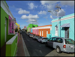Colorful Bo-kaap neighborhood in Cape Town