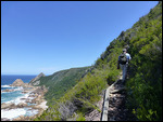 Steep sections along the edge