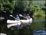 Canoeing at Gaukama river
