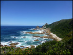 View of the coast from the trail
