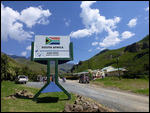South Africa border post
