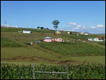 A rondavel adjacent to a rectangular structure