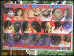 Hair styles on offer