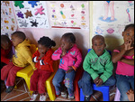 Children at Soweto daycare