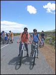 On bikes at Cape of Good Hope Nature Reserve