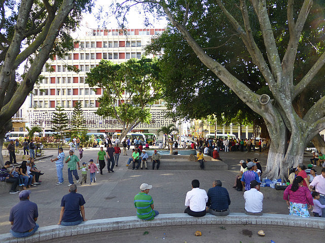 Parque Central on Christmas Day