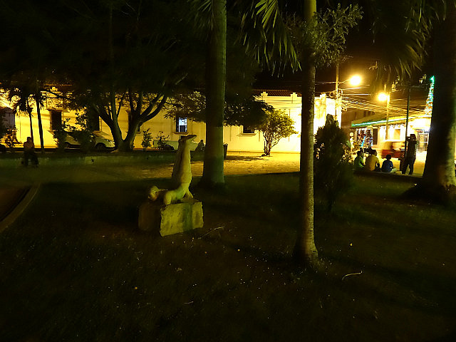 Yogic statue, Parque Central