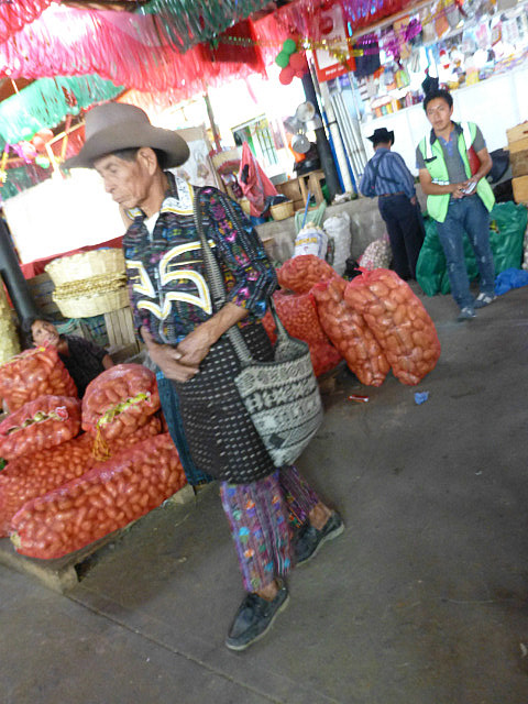 Solola Market - Even the men wear traditional