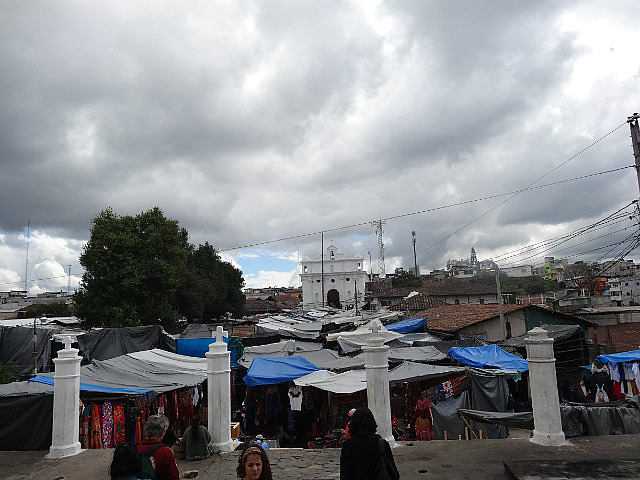 View of Iglesia de Santo Tomás from the Capilla