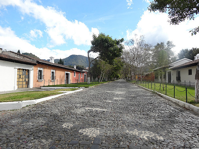 Quiet Antigua streets
