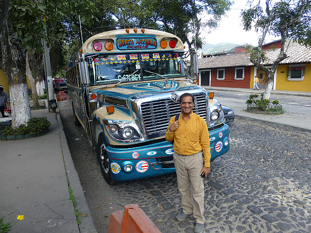 Ready for the trip to Guatemala City
