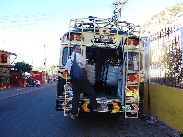 Chicken bus, Panajachel