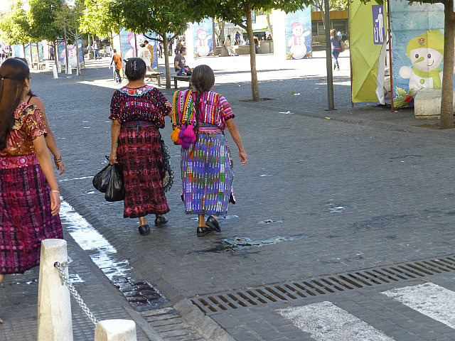 Traditional attire of Guatemalan women