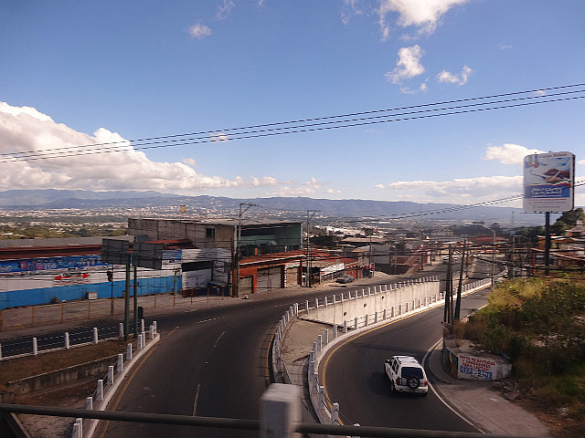 Descending into Guatemala City