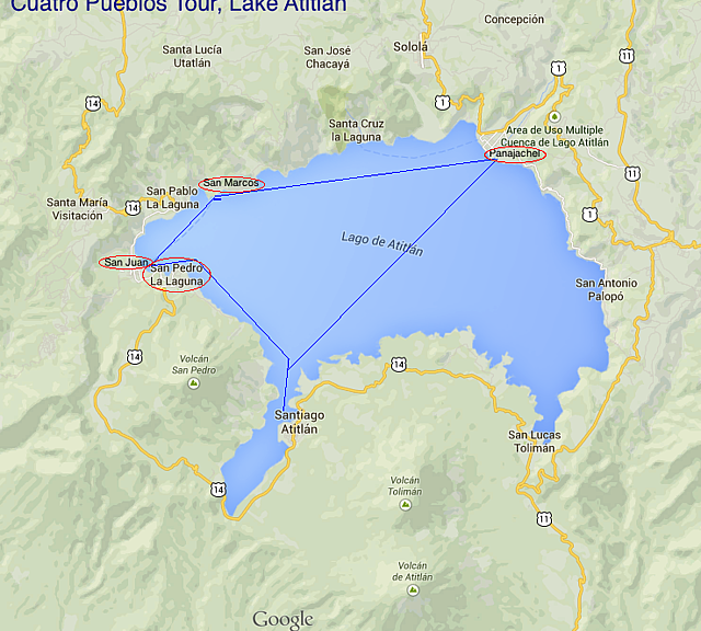 Cuatro Pueblos on Lago Atitlan