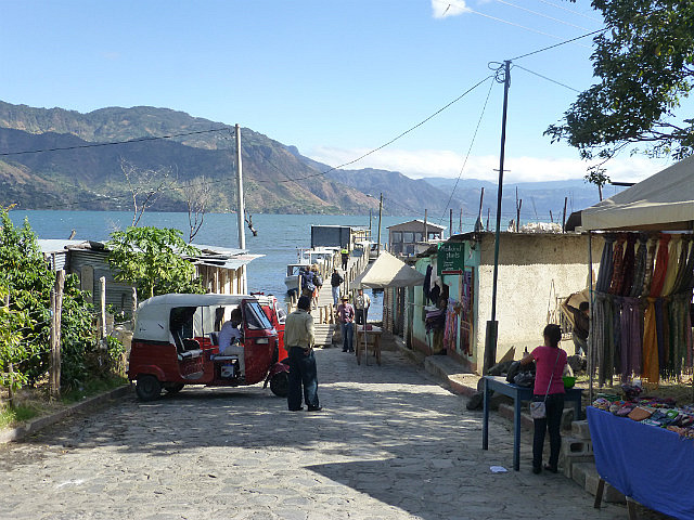 Getting into San Juan La Laguna