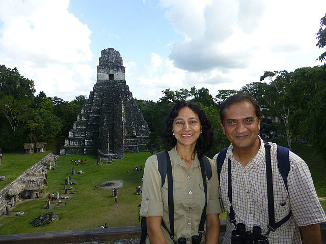 Templo I and Grand Plaza (viewed from Templo II)