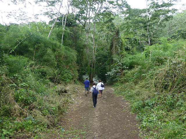 To the Macal river bank
