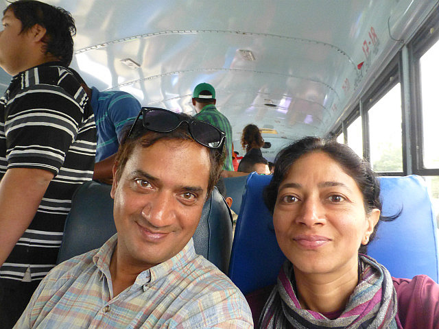 On the bus to Chetumal, Mexico