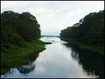 Canal leading to Lago Yajoa