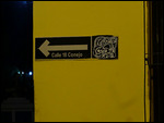 Street sign - 18 Rabbit (named after a Maya king)