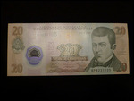20 Lempira (only denomination that is plastic)