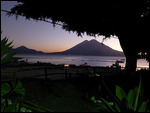 Lake Atitlan at dusk