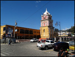 Solola Clock Tower, Pizza and Tortillas